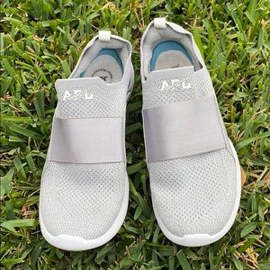 APL 10 slip on tech loom bliss silver white